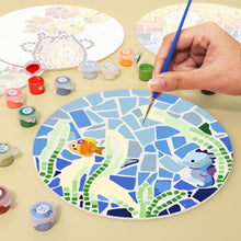 Afbeelding in Gallery-weergave laden, Schilderen op Nummer Placemat Sets 20 cm (6 stuks) - Kustleven