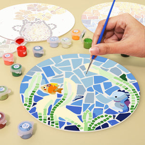 Schilderen op Nummer Placemat Sets 20 cm (6 stuks) - Kustleven