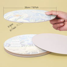 Afbeelding in Gallery-weergave laden, Schilderen op Nummer Placemat Sets 20 cm (6 stuks) - Kustleven