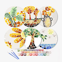 Afbeelding in Gallery-weergave laden, Schilderen op Nummer Placemat Sets 20 cm (6 stuks) - Botanisch en Natuur