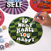 Afbeelding in Gallery-weergave laden, Schilderen op Nummer Tafelsets 20 cm (6 stuks) - Motiverend Citaat