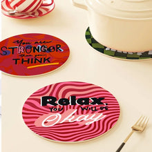 Afbeelding in Gallery-weergave laden, Schilderen op Nummer Tafelsets 20 cm (6 stuks) - Motiverend Citaat