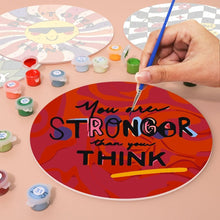 Afbeelding in Gallery-weergave laden, Schilderen op Nummer Tafelsets 20 cm (6 stuks) - Motiverend Citaat