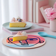 Afbeelding in Gallery-weergave laden, Schilderen op Nummer Placemat Sets 20 cm (6 stuks) - Modern Abstract Gezicht