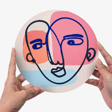 Afbeelding in Gallery-weergave laden, Schilderen op Nummer Placemat Sets 20 cm (6 stuks) - Modern Abstract Gezicht