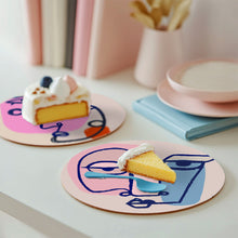 Afbeelding in Gallery-weergave laden, Schilderen op Nummer Placemat Sets 20 cm (6 stuks) - Modern Abstract Gezicht