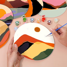 Afbeelding in Gallery-weergave laden, Schilderen op Nummer Placemat Sets 20 cm (6 stuks) - Moderne Abstracte Berg