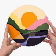 Afbeelding in Gallery-weergave laden, Schilderen op Nummer Placemat Sets 20 cm (6 stuks) - Moderne Abstracte Berg