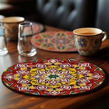 Afbeelding in Gallery-weergave laden, Schilderen op Nummer Tafelsets 20 cm (6 stuks) - Boheemse Ronde Mandala