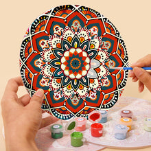 Afbeelding in Gallery-weergave laden, Schilderen op Nummer Tafelsets 20 cm (6 stuks) - Boheemse Mandala Rond