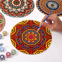 Afbeelding in Gallery-weergave laden, Schilderen op Nummer Tafelsets 20 cm (6 stuks) - Boheemse Mandala Rond