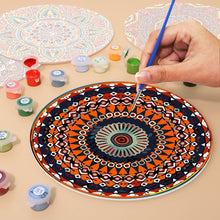 Afbeelding in Gallery-weergave laden, Schilderen op Nummer Tafelsets 20 cm (6 stuks) - Boheemse Mandala Rond