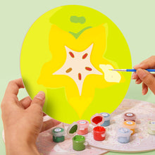 Afbeelding in Gallery-weergave laden, Schilderen op Nummer Placemat Sets 20 cm (6 stuks) - Gekleurde Fruitschijfjes