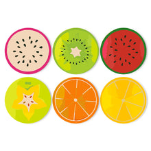 Afbeelding in Gallery-weergave laden, Schilderen op Nummer Placemat Sets 20 cm (6 stuks) - Gekleurde Fruitschijfjes