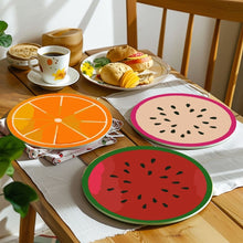 Afbeelding in Gallery-weergave laden, Schilderen op Nummer Placemat Sets 20 cm (6 stuks) - Gekleurde Fruitschijfjes