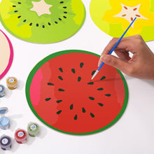 Afbeelding in Gallery-weergave laden, Schilderen op Nummer Placemat Sets 20 cm (6 stuks) - Gekleurde Fruitschijfjes