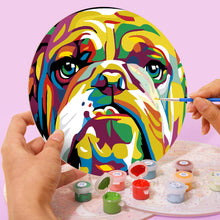 Afbeelding in Gallery-weergave laden, Schilderen op Nummer Placemat Sets 20 cm (6 stuks) - Dieren Pop Art