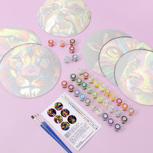 Afbeelding in Gallery-weergave laden, Schilderen op Nummer Placemat Sets 20 cm (6 stuks) - Dieren Pop Art