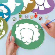 Afbeelding in Gallery-weergave laden, Schilderen op Nummer Placemat Sets 20 cm (12 stuks) - Serie Sterrenbeelden 1