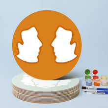 Afbeelding in Gallery-weergave laden, Schilderen op Nummer Placemat Sets 20 cm (12 stuks) - Serie Sterrenbeelden 1