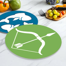 Afbeelding in Gallery-weergave laden, Schilderen op Nummer Placemat Sets 20 cm (12 stuks) - Serie Sterrenbeelden 1
