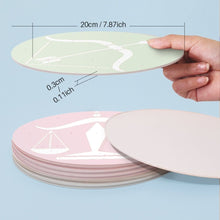 Afbeelding in Gallery-weergave laden, Schilderen op Nummer Placemat Sets 20 cm (12 stuks) - Serie Sterrenbeelden 1