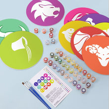 Afbeelding in Gallery-weergave laden, Schilderen op Nummer Tafels Sets 20 cm (12 stuks) - Serie Sterrenbeelden 2