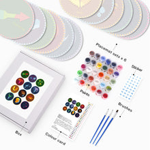 Afbeelding in Gallery-weergave laden, Schilderen op Nummer Placemat Sets 20 cm (12 stuks) - Serie Sterrenbeelden 3