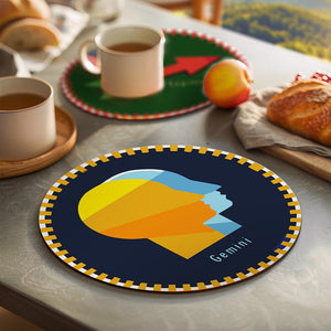 Schilderen op Nummer Placemat Sets 20 cm (12 stuks) - Serie Sterrenbeelden 3