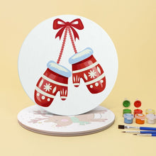 Afbeelding in Gallery-weergave laden, Schilderen op Nummer Tafels Sets 20 cm (4 stuks) - Gezellige Rendier Wantjes