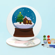 Afbeelding in Gallery-weergave laden, Schilderen op Nummer Tafels Sets 20 cm (4 stuks) - Klassiek Kerstplezier