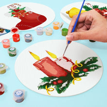 Afbeelding in Gallery-weergave laden, Schilderen op Nummer Tafels Sets 20 cm (4 stuks) - Klassiek Kerstplezier