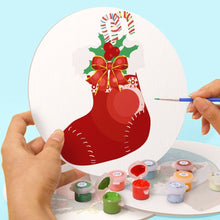 Afbeelding in Gallery-weergave laden, Schilderen op Nummer Tafels Sets 20 cm (4 stuks) - Klassiek Kerstplezier