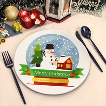 Afbeelding in Gallery-weergave laden, Schilderen op Nummer Tafels Sets 20 cm (4 stuks) - Kerstman en Sneeuwige Glimlachen