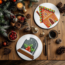 Afbeelding in Gallery-weergave laden, Schilderen op Nummer Tafels Sets 20 cm (4 stuks) - Peperkoekdorp Magie