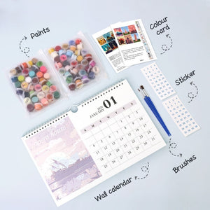 Kalender Schilderen op Nummers 2026 - Beroemde Monumenten