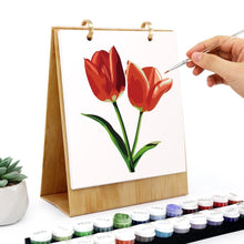 Afbeelding in Gallery-weergave laden, Kalender Schilderen op Nummers 2026 - Seizoensbloemen