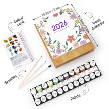 Afbeelding in Gallery-weergave laden, Kalender Schilderen op Nummers 2026 - Seizoensbloemen