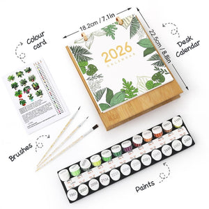 Kalender Schilderen op Nummers 2026 - Kamerplanten in Pot