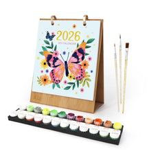 Afbeelding in Gallery-weergave laden, Kalender Schilderen op Nummers 2026 - Kleurrijke Vlinders Figured&#39;Art