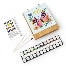Afbeelding in Gallery-weergave laden, Kalender Schilderen op Nummers 2026 - Kleurrijke Vlinders