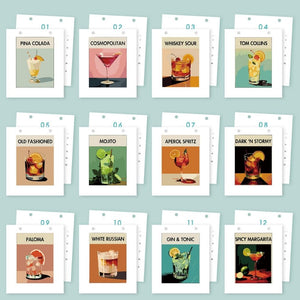 Kalender Schilderen op Nummers 2026 - Klassieke Cocktails