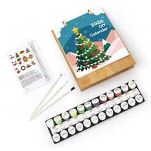 Afbeelding in Gallery-weergave laden, Kalender Schilderen op Nummers 2026 - Hoogtepunten van Kerstmis