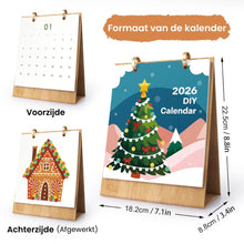 Afbeelding in Gallery-weergave laden, Kalender Schilderen op Nummers 2026 - Hoogtepunten van Kerstmis