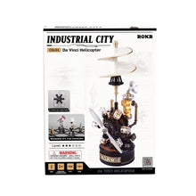 Afbeelding in Gallery-weergave laden, 3D Puzzel - Da Vinci-helikopter