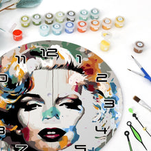 Afbeelding in Gallery-weergave laden, Schilderen op Nummer Klok - Marilyn Portret