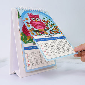 DIY Kunst Diamond Painting Bureaukalender 2025