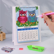 Afbeelding in Gallery-weergave laden, DIY Kunst Diamond Painting Bureaukalender 2025
