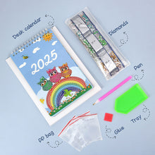 Afbeelding in Gallery-weergave laden, DIY Kunst Diamond Painting Bureaukalender 2025
