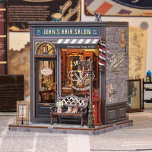 Afbeelding in Gallery-weergave laden, Miniatuurhuisje - Johns Kapsalon